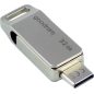 GOODRAM USB 3.2 GEN 1 TYPE A / USB TYPE-C 32GB ODA3 SILVER