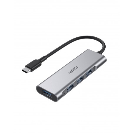 AUKEY HUB USB TYPE C TO 4 PORT USB3.0 ALUMINIUM SLIM CB-C94