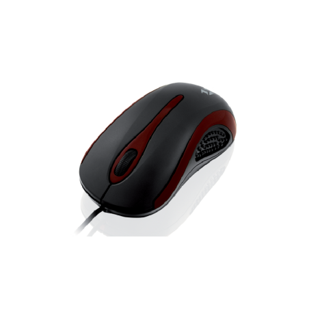 I-BOX WIRED OPTICAL MOUSE i2712 USB BLACK / RED 1.5M IMOF2712U