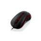 I-BOX WIRED OPTICAL MOUSE i2712 USB BLACK / RED 1.5M IMOF2712U