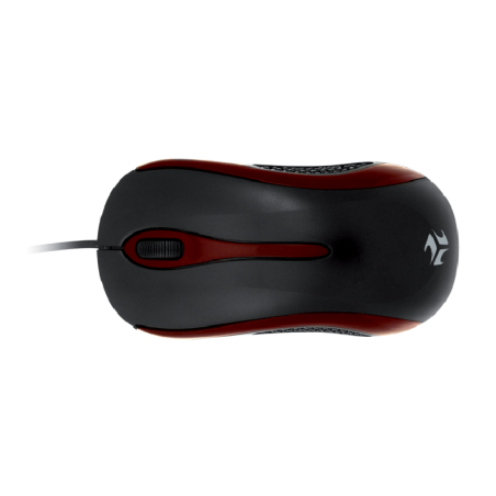 I-BOX WIRED OPTICAL MOUSE i2712 USB BLACK / RED 1.5M IMOF2712U