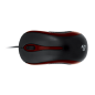 I-BOX WIRED OPTICAL MOUSE i2712 USB BLACK / RED 1.5M IMOF2712U