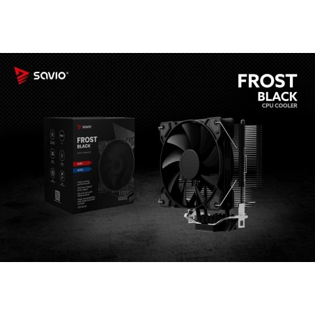 SAVIO CPU COOLER FROST BLACK