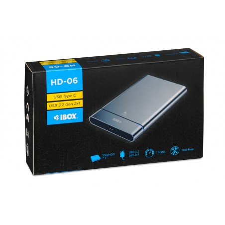 I-BOX HD-06 ENCLOSURE 2.5'' USB TYPE C 3.2 GEN2