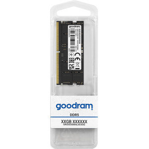GOODRAM RAM DDR5 SR SODIMM 4800MHz CL40 16GB GR4800S564L40S/16G