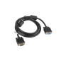 LANBERG VGA (M) TO VGA (F) EXTENSION CABLE 3M CA-VGAC-10CC-0030-B+