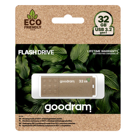 GOODRAM MEMORY STICK USB 3.2 GEN1 32GB UME3 ECO FRIENDLY