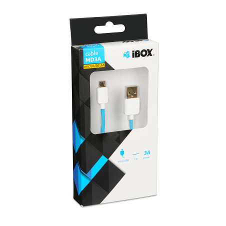 I-BOX CABLE USB-A TO MICRO USB 3A 1M