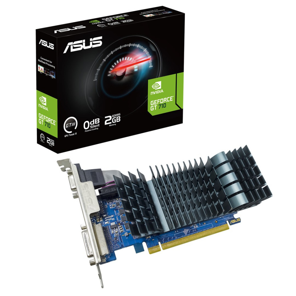 ASUS GPU GEFORCE GT 710 2GB GDDR5 EVO LOW PROFILE