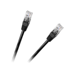 REBEL CABLE UTP PATCH CABLE CAT 6 0.5M BLACK