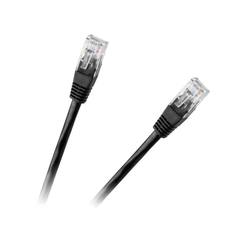 REBEL CABLE UTP PATCH CABLE CAT 6 0.5M BLACK