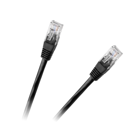 REBEL CABLE UTP PATCH CABLE CAT 6 0.5M BLACK