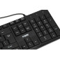 I-BOX WIRED KEYBOARD ERIS BLACK 1.8M