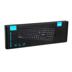 I-BOX WIRED KEYBOARD ERIS BLACK 1.8M