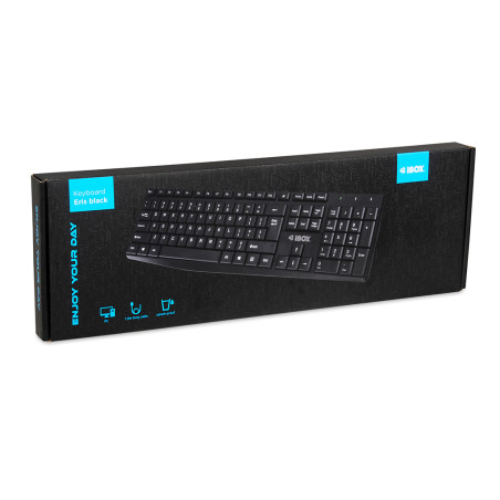 I-BOX WIRED KEYBOARD ERIS BLACK 1.8M