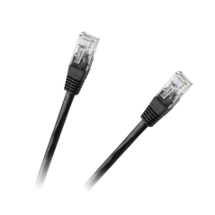 PATCHCORD CABLE UTP 8C PLUG-PLUG CAT6E 0.5M BLACK