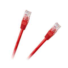 PATCHCORD CABLE UTP 8C PLUG-PLUG CAT6E 0.5M RED