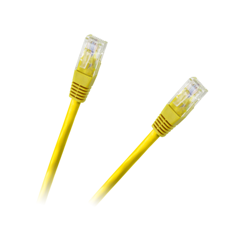 PATCHCORD CABLE UTP 8C PLUG-PLUG CAT6E 0.5M YELLOW