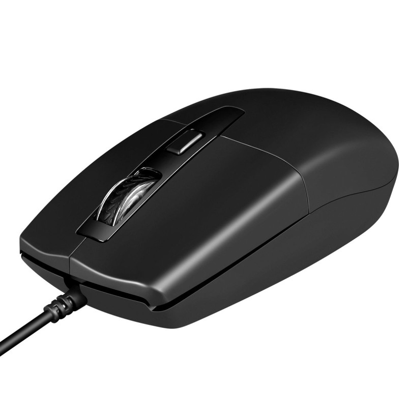 I-BOX WIRED OPTICAL MOUSE ROOK i010 BLACK 1.8M IMOF010