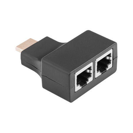 ADAPTER EXTENDER HDMI OVER ETHERNET HDMI (M) - 2X RJ45(F)