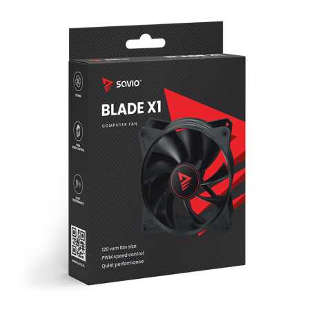 SAVIO CASE FAN BLADE X1 120MM 4-PIN PWM