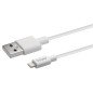 SAVIO CABLE USB-A TO LIGHTNING 1M WHITE CL-192