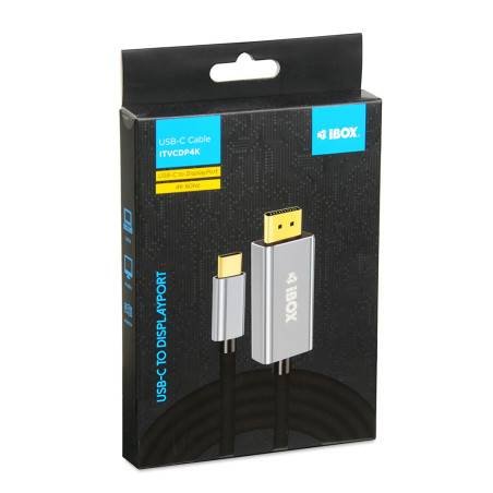 I-BOX CABLE USB-C TO DISPLAYPORT 4K 2M