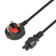 I-BOX POWER CABLE UK TO IEC320 C5 ''CLOVER'' 1.8M / 13A FUSE IKZ2UK