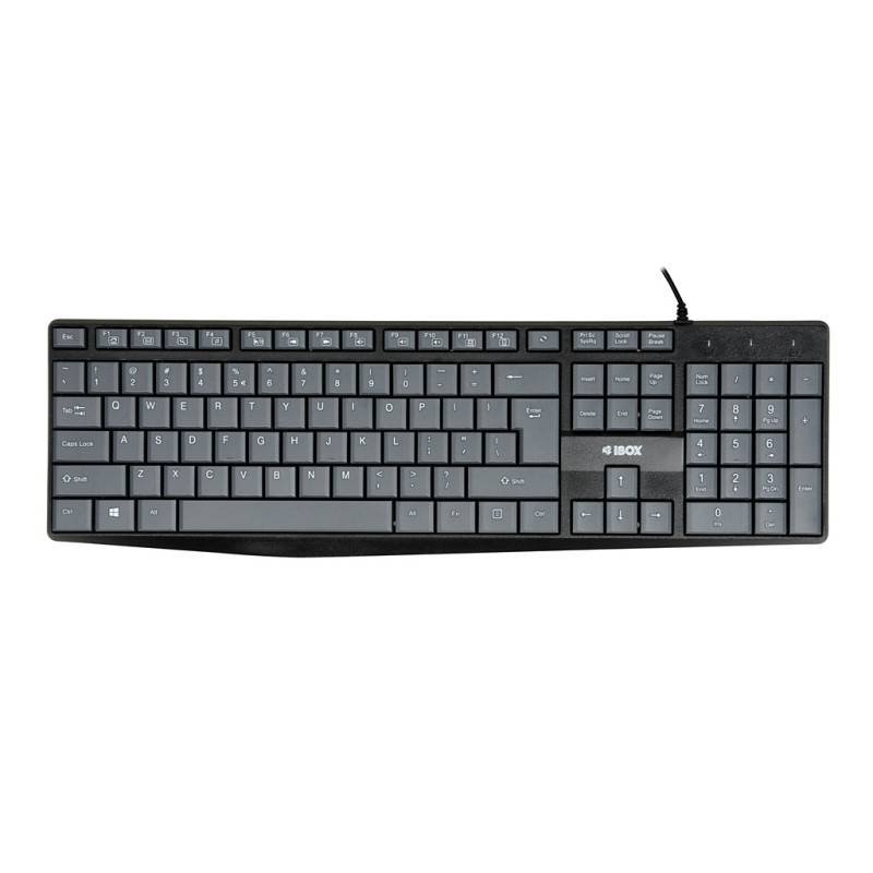 I-BOX WIRED KEYBOARD ERIS GREY 1.8M