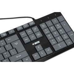 I-BOX WIRED KEYBOARD ERIS GREY 1.8M