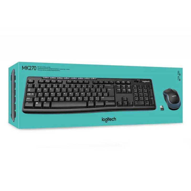 LOGITECH MK270 WIRELESS KEYBOARD MOUSE COMBO (US)