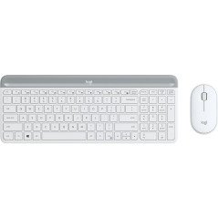 LOGITECH MK470 SLIM WIRELESS KEYBOARD & MOUSE COMBO (US) WHITE