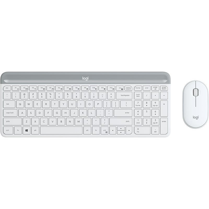 LOGITECH MK470 SLIM WIRELESS KEYBOARD & MOUSE COMBO (US) WHITE LOGITECH MK470 SLIM WIRELESS KEYBOARD & MOUSE COMBO (US) WHITE