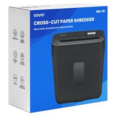 SAVIO CROSS-CUT PAPER SHREDDER ND-01