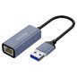 SAVIO ADAPTER USB-A 3.1 GEN 1 (M) TO RJ-45 GIGABIT ETHERNET (F) AK-83