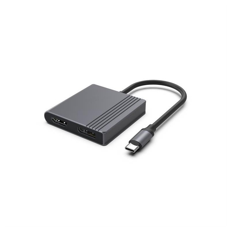 CABLEXPERT ADAPTER USB-C to HDMI + DP 4K 60HZ