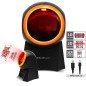 QOLTEC WIRED USB DESKTOP BARCODE READER / QR CODE SCANNER | 1D 2D |