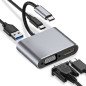 I-BOX ADAPTER USB-C (M) TO HDMI 4K (F) / VGA FHD (F) / USB 3.2 / PD 100W