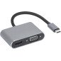 I-BOX ADAPTER USB-C (M) TO HDMI 4K (F) / VGA FHD (F) / USB 3.2 / PD 100W