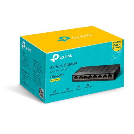 TP-LINK GIGABIT ETHERNET SWITCH 8 PORT TL-LS1008G