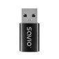 SAVIO ADAPTER USB-C 3.1 (F) TO USB-A 3.1 (M)BLACK AK-81