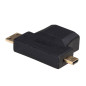 AKYGA HDMI (F) TO MINI HDMI (M) / MICRO HDMI (M) ADAPTER