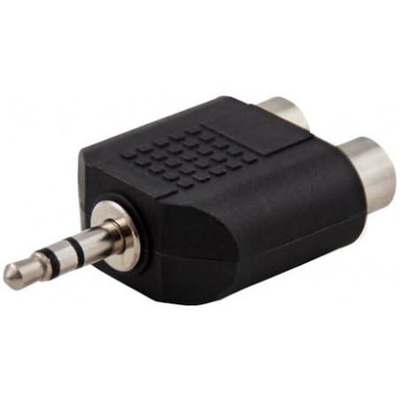 SAVIO MINI JACK 3.5MM (M) TO 2x RCA (F) AUDIO ADAPTER CLS-19