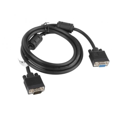 LANBERG VGA (M) TO VGA (F) EXTENSION CABLE 1.8M