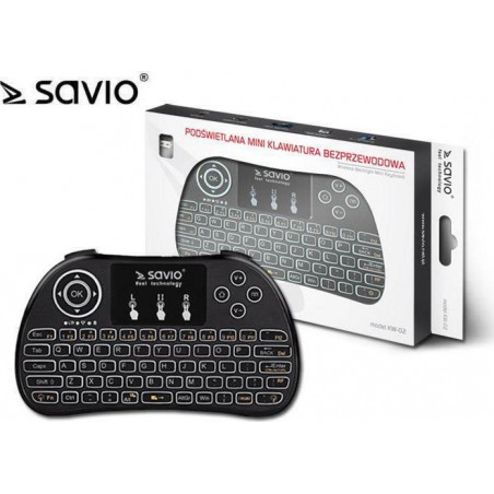 SAVIO ILLUMINATED WIRELESS KEYBOARD KW-02