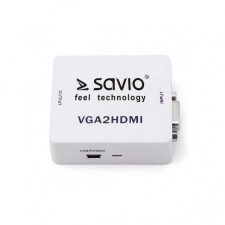 SAVIO VGA – HDMI FULL HD / 1080P 60HZ CONVERTER / ADAPTER CL-110