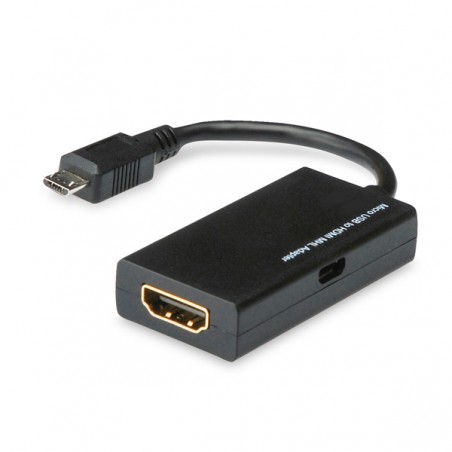 SAVIO MHL ADAPTER MICRO USB (M) TO HDMI (F) CL-32