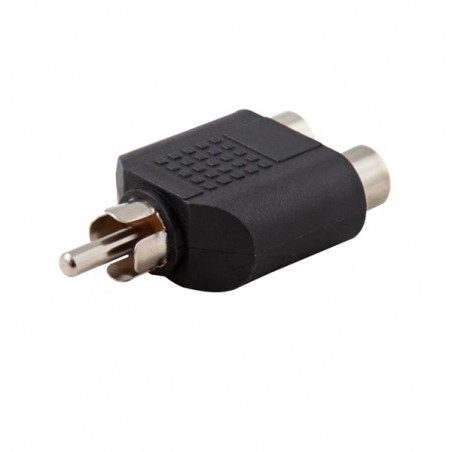 SAVIO RCA (M) TO 2x RCA (F) AUDIO ADAPTER CLS-18