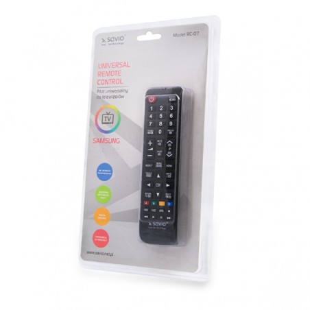 SAVIO UNIVERSAL CONTROLLER / REPLACEMENT FOR SAMSUNG TV RC-07