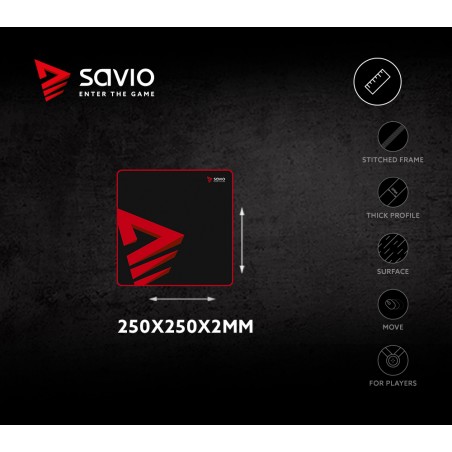 SAVIO PROFESSIONAL GAMING MOUSEPAD TURBO DYNAMIC SMALL